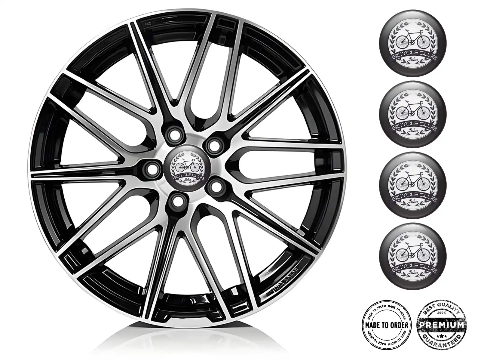 Car Rim Decal Brand Niche Quantum Racing Pulse